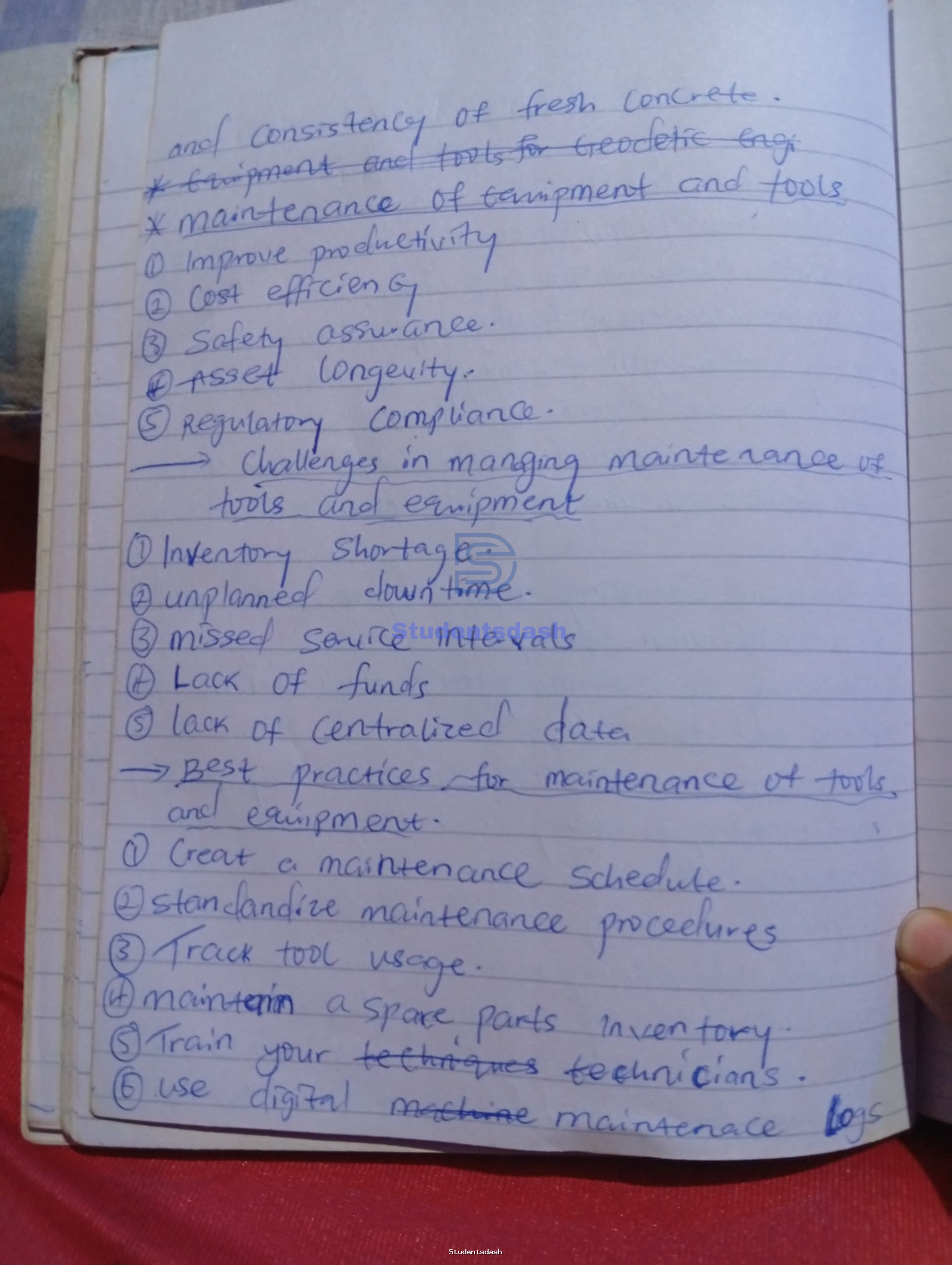 Material Page