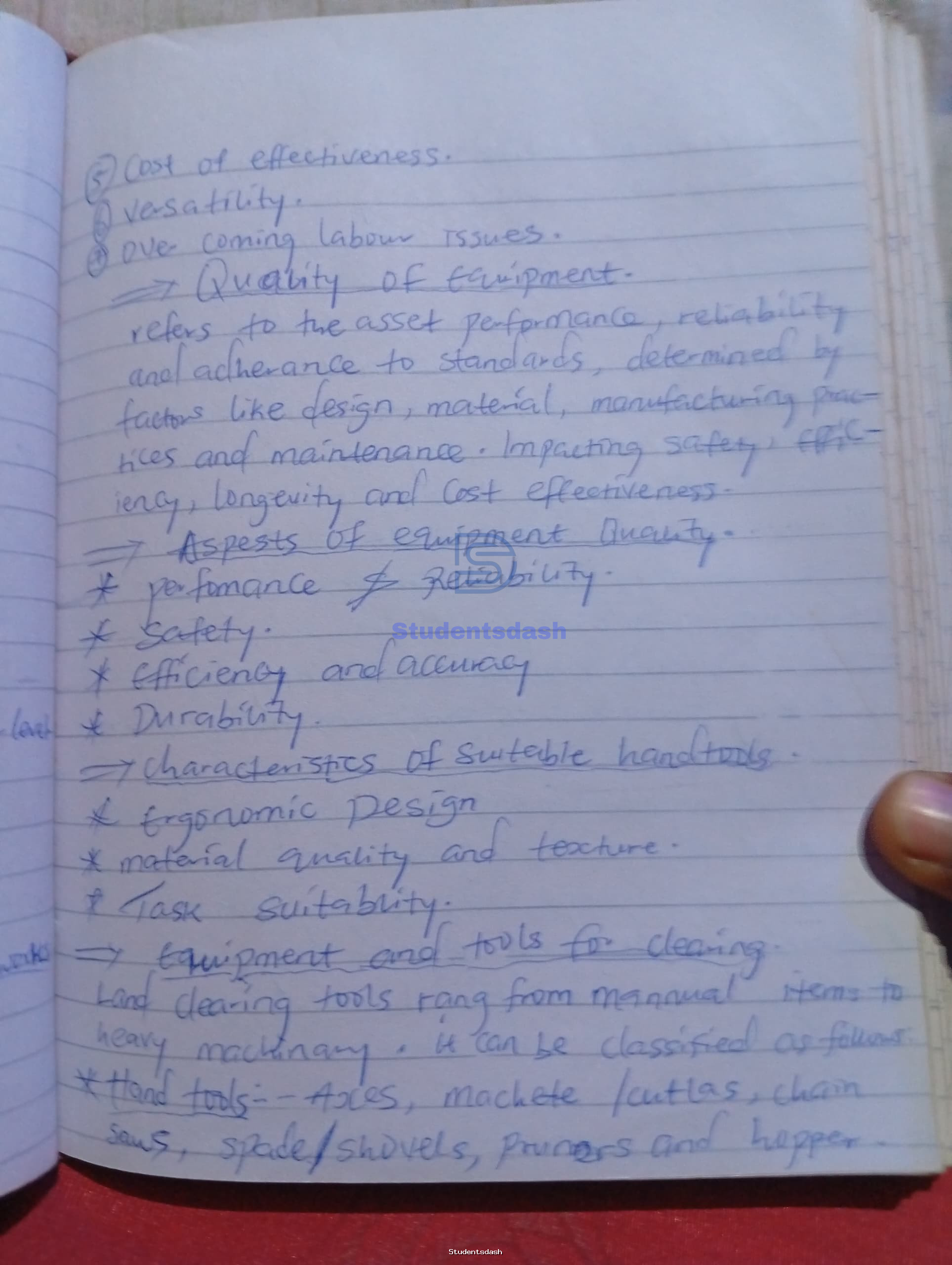 Material Page