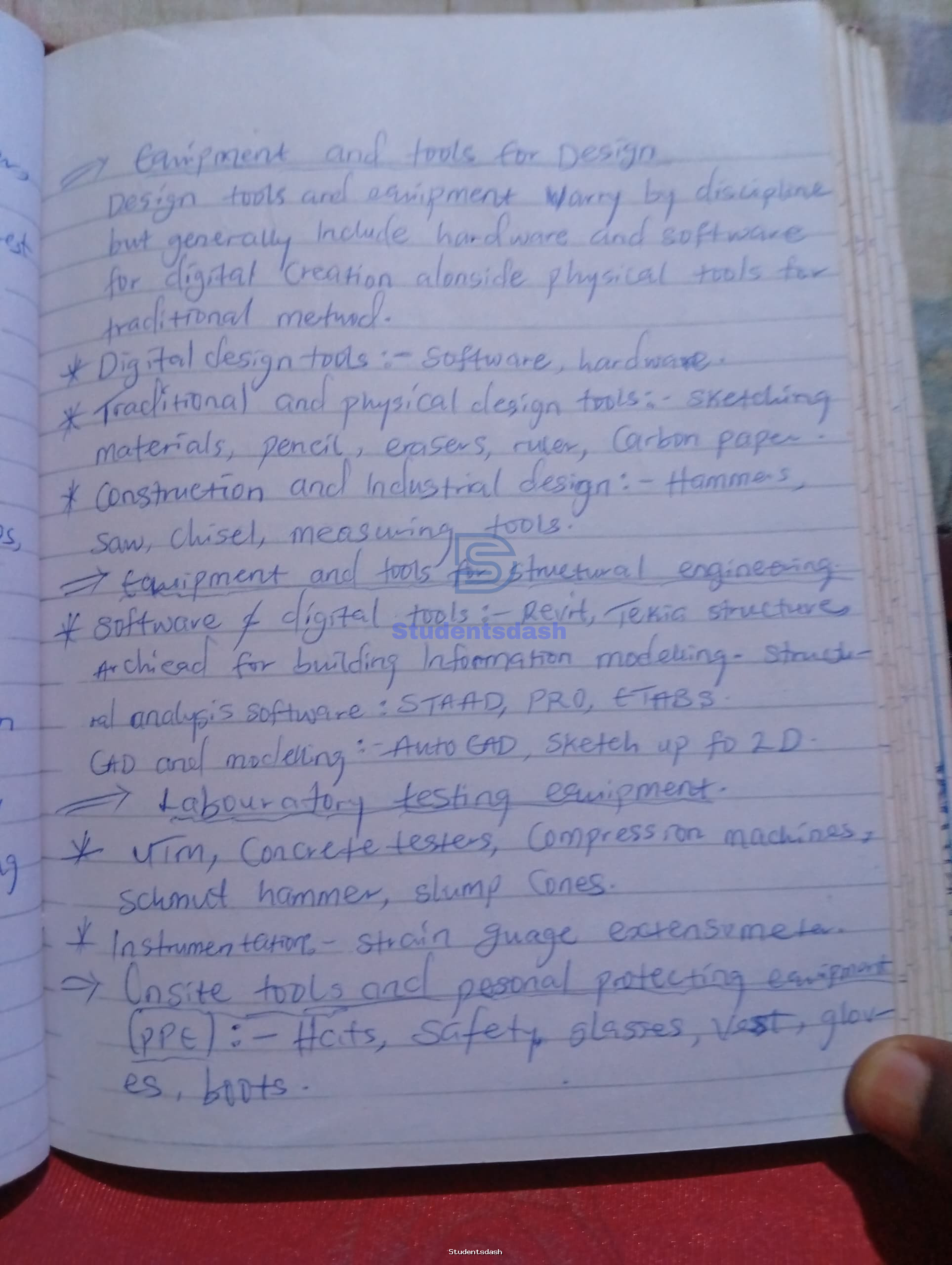 Material Page