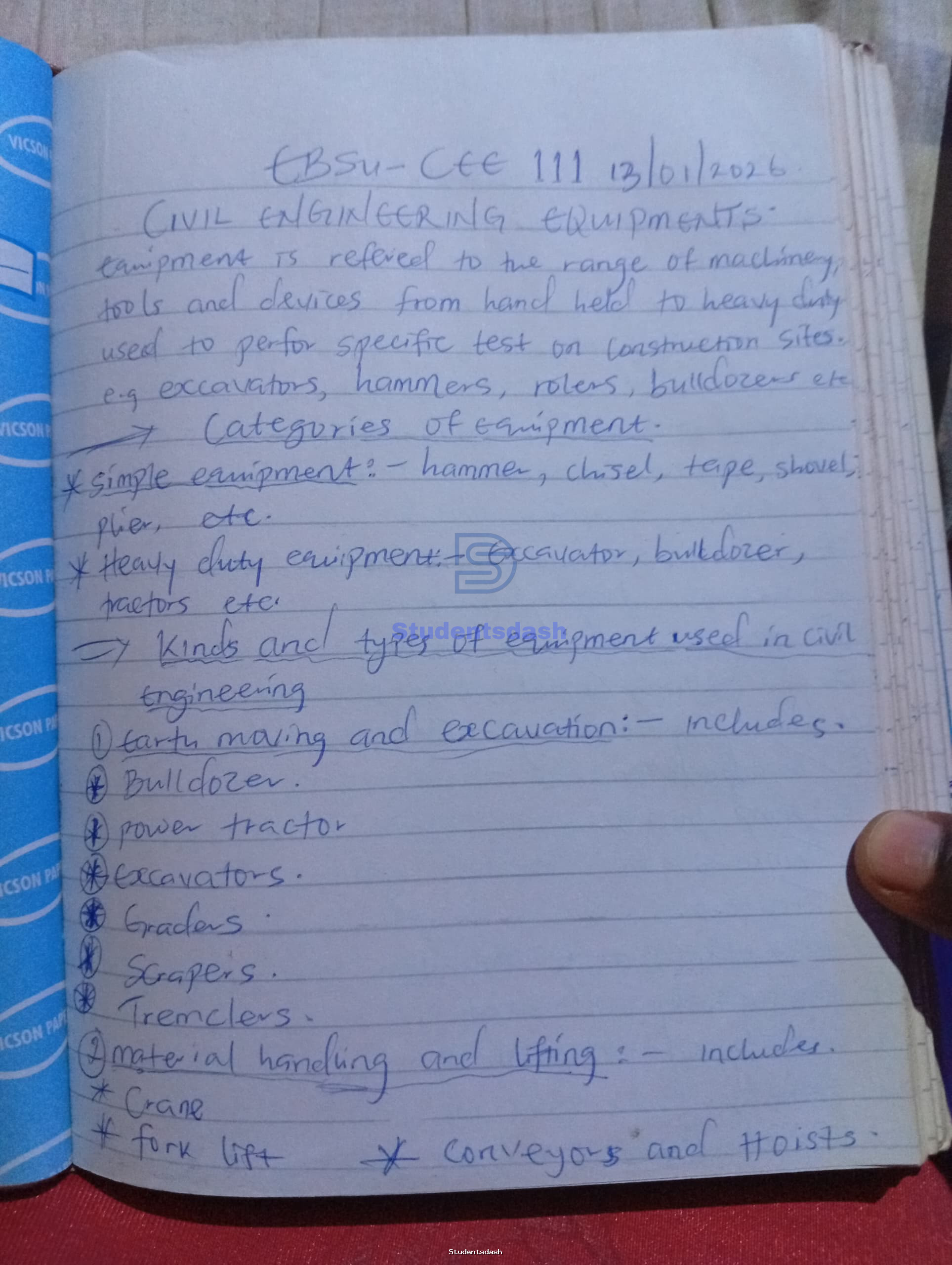 Material Page