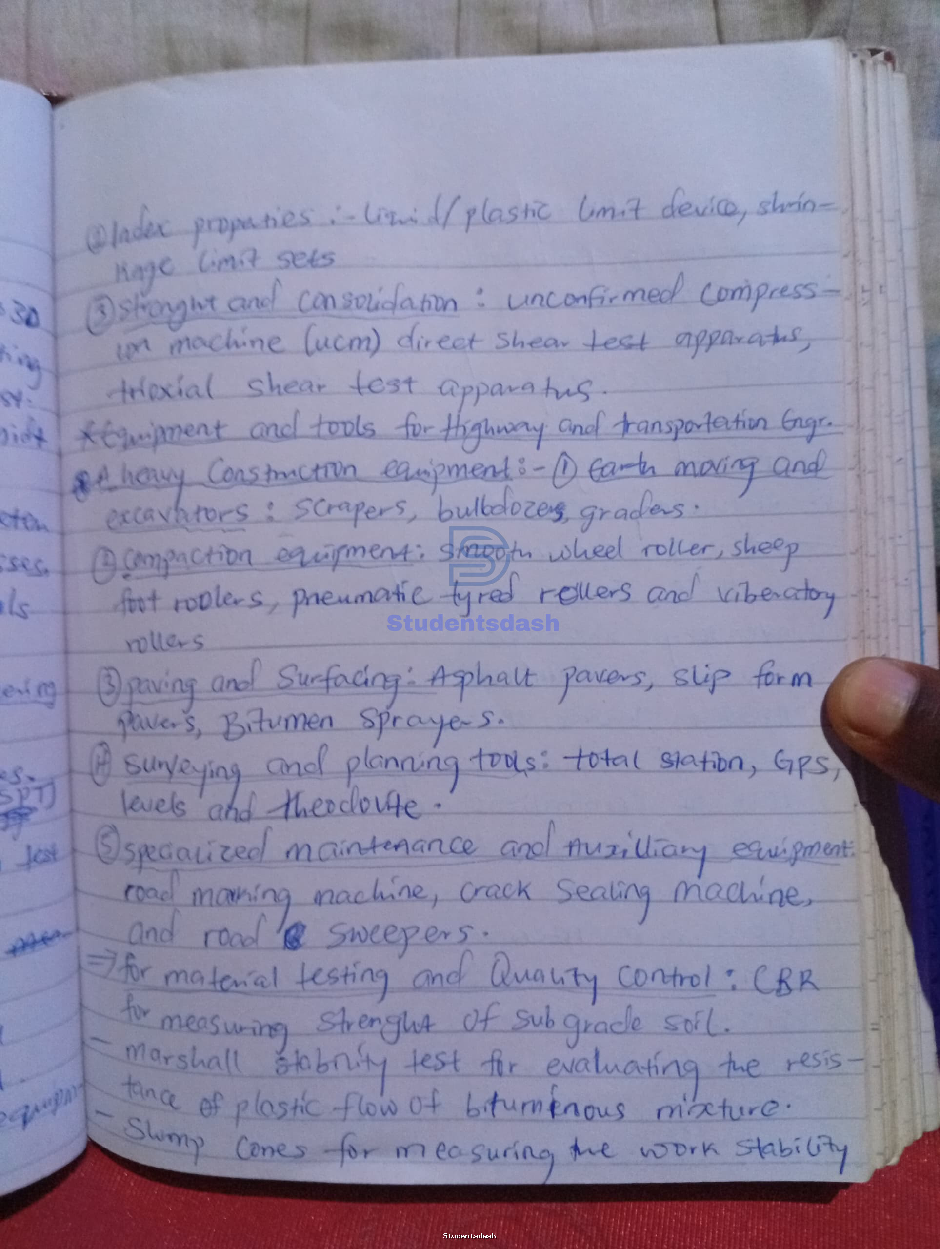 Material Page
