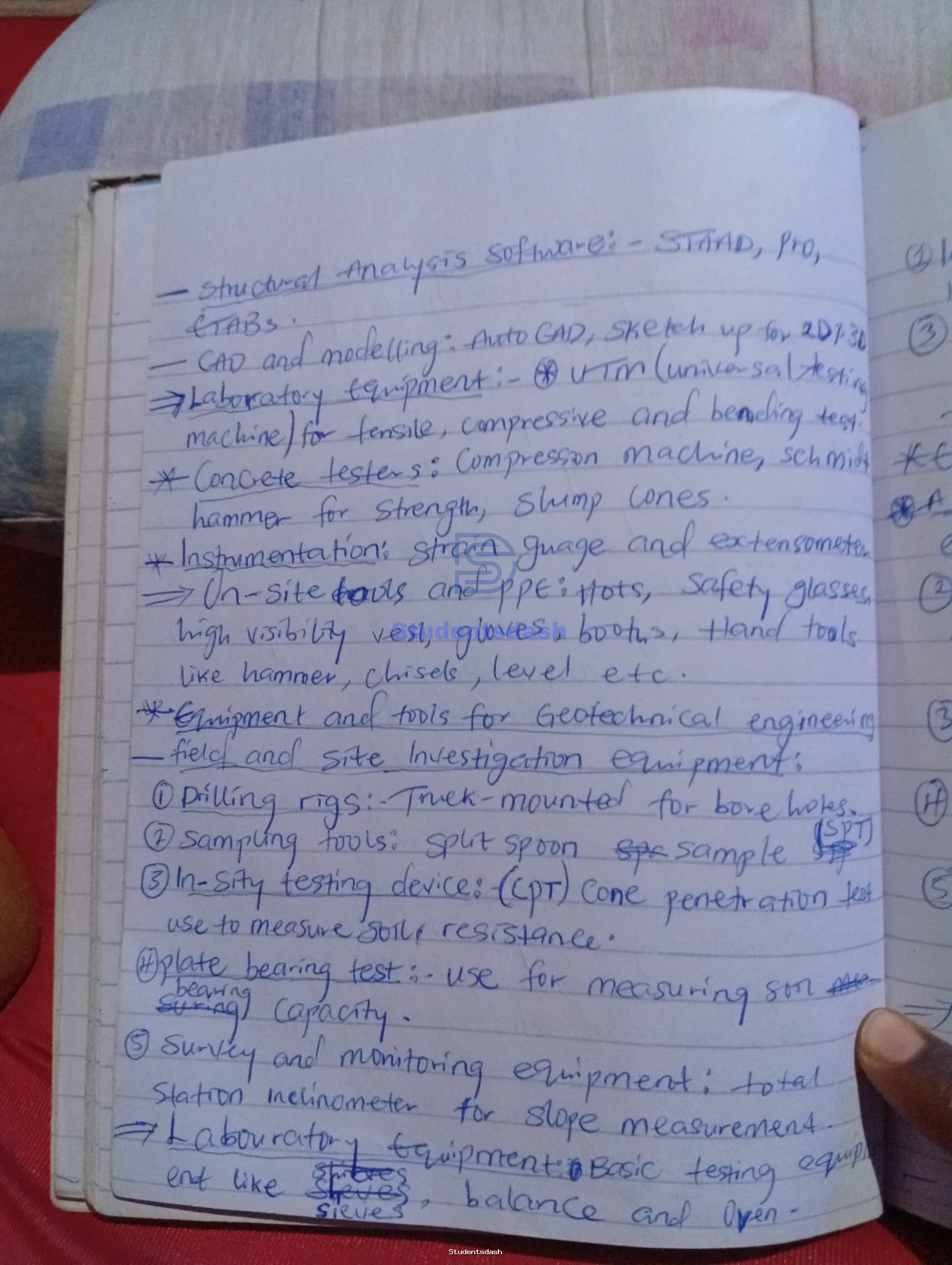 Material Page