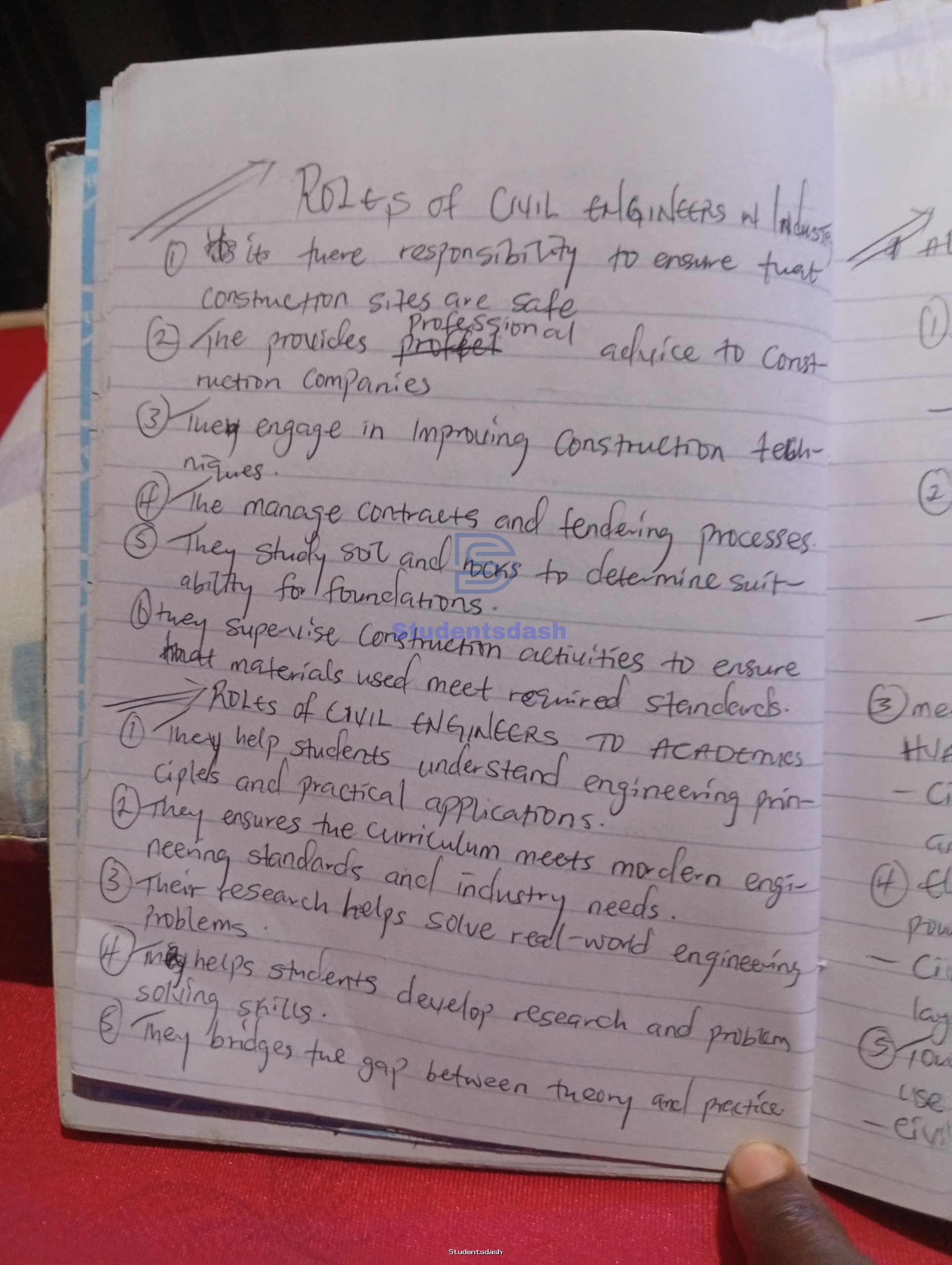 Material Page