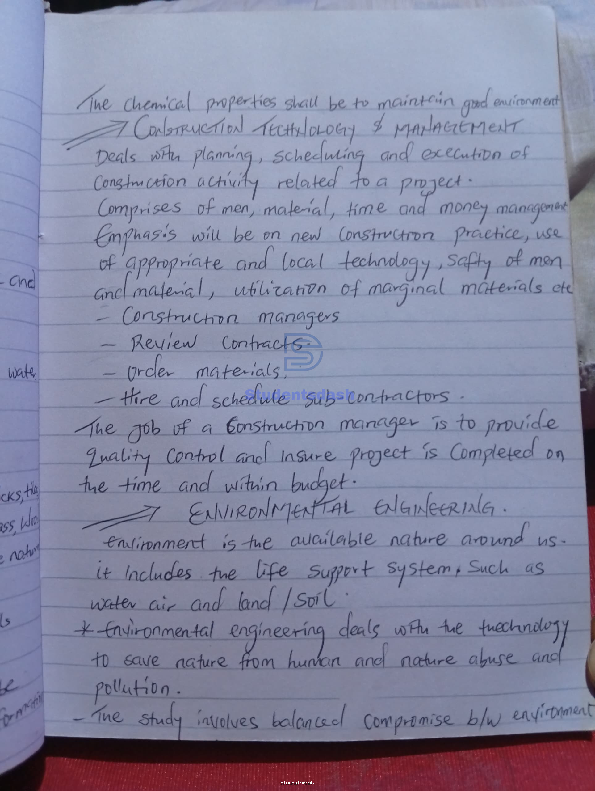 Material Page