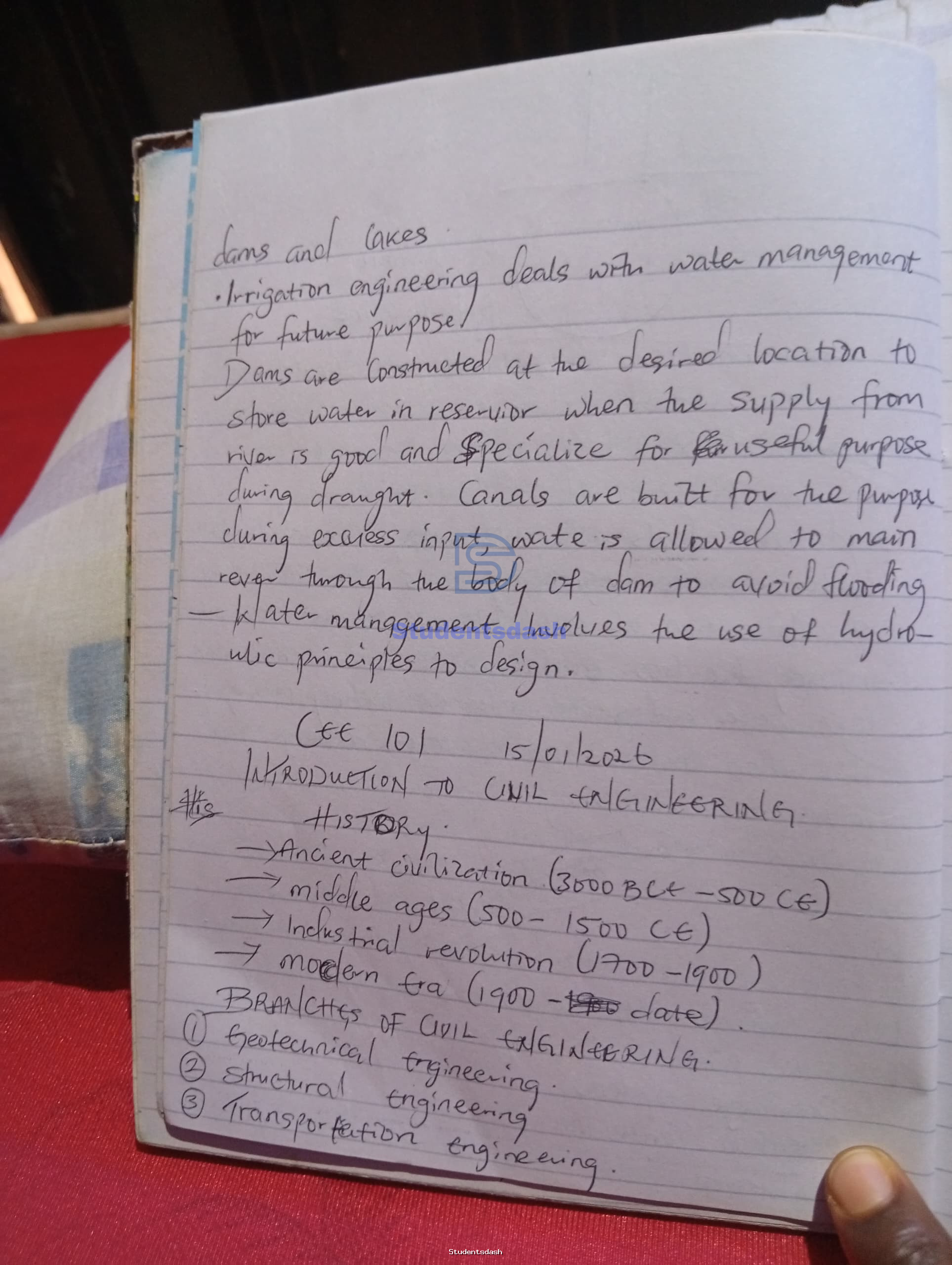 Material Page