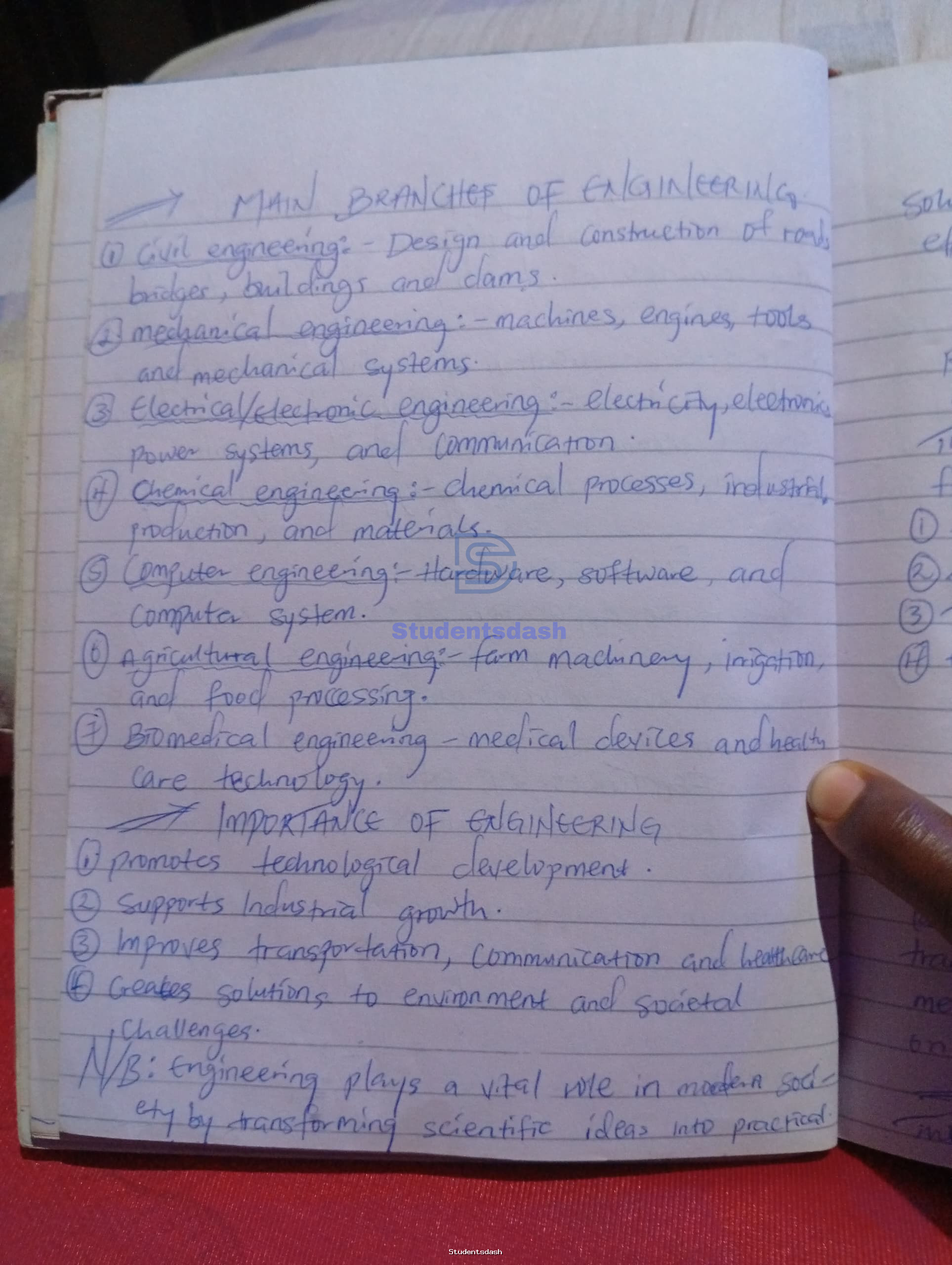 Material Page