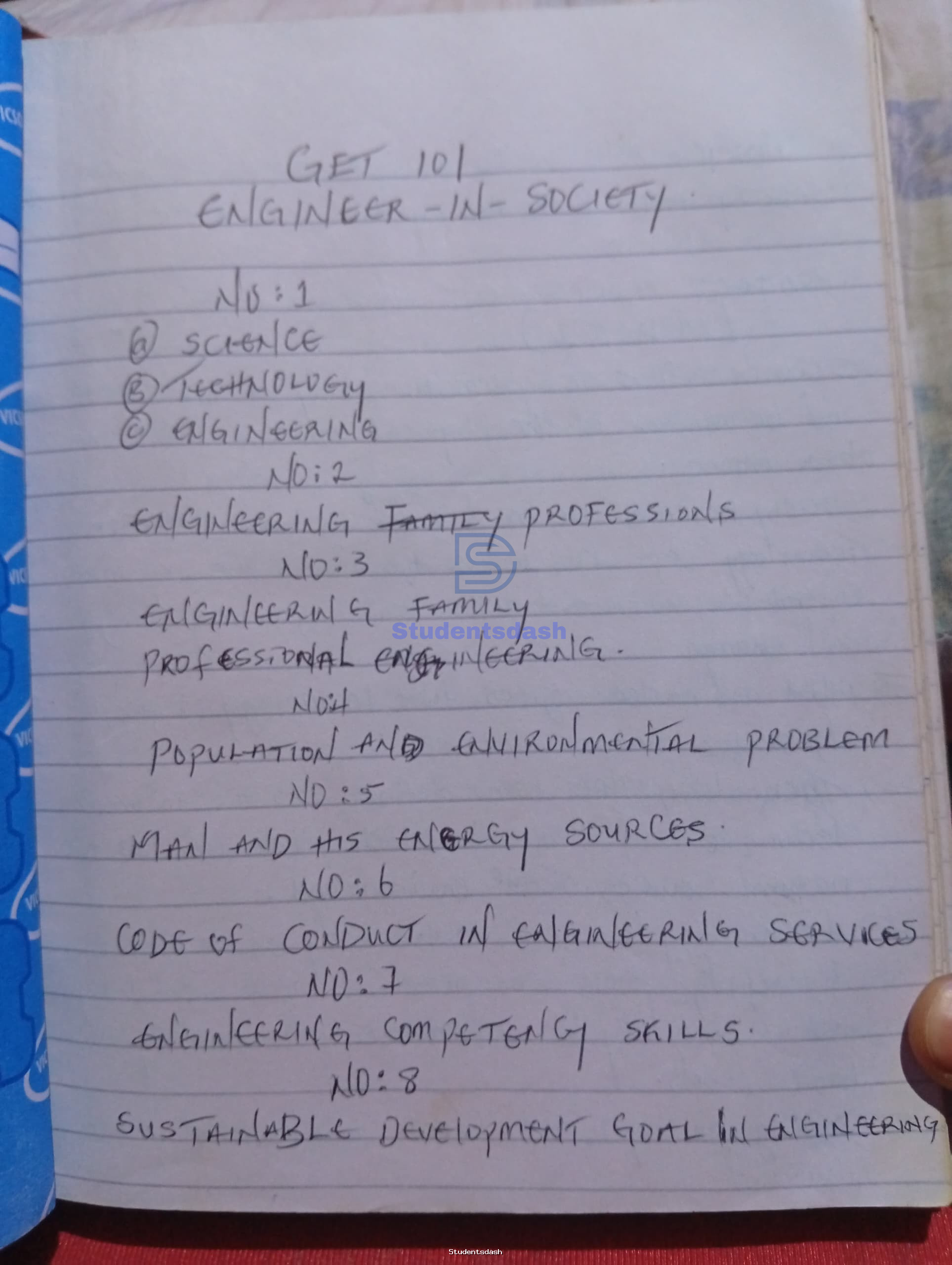 Material Page