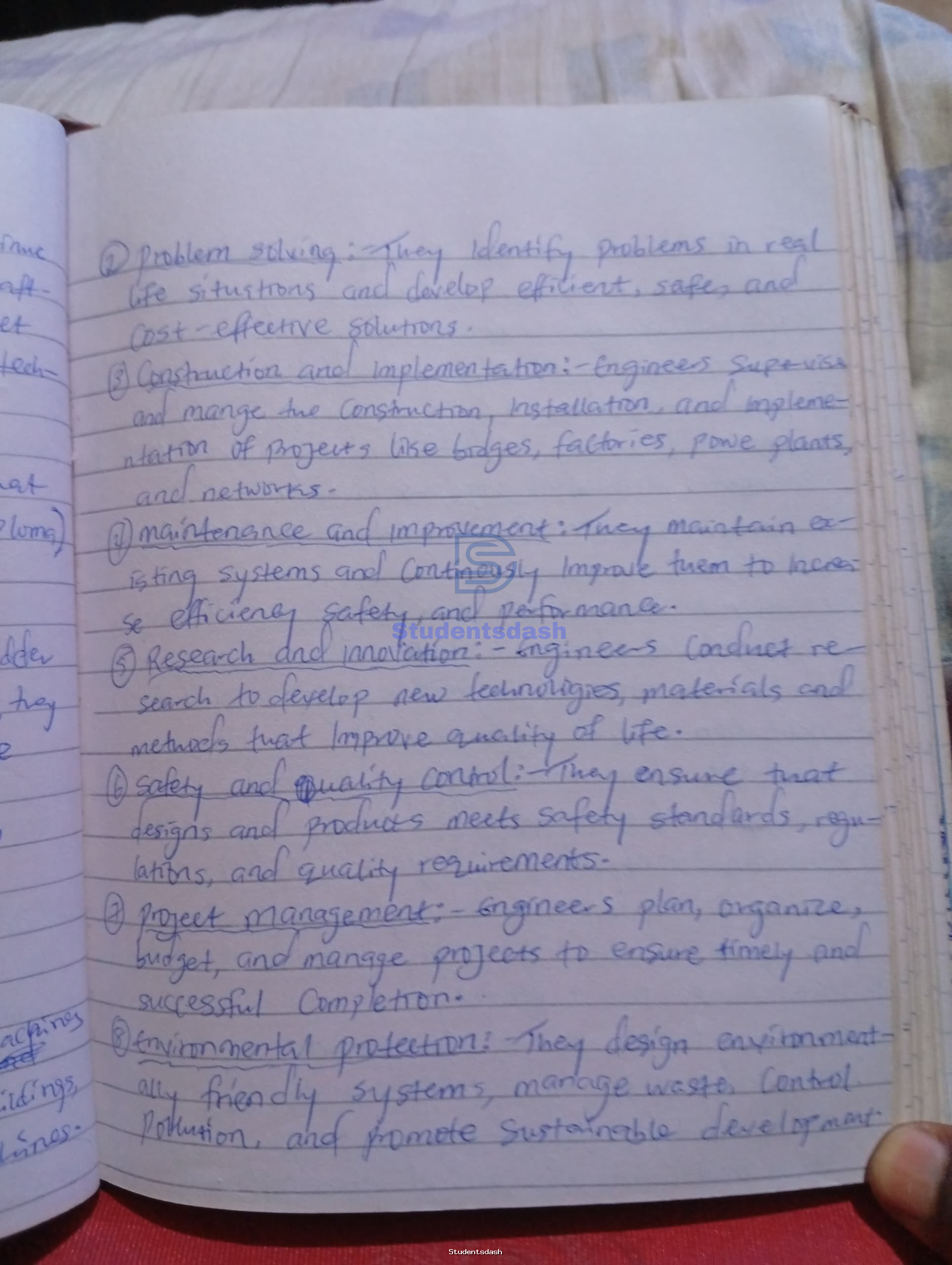 Material Page