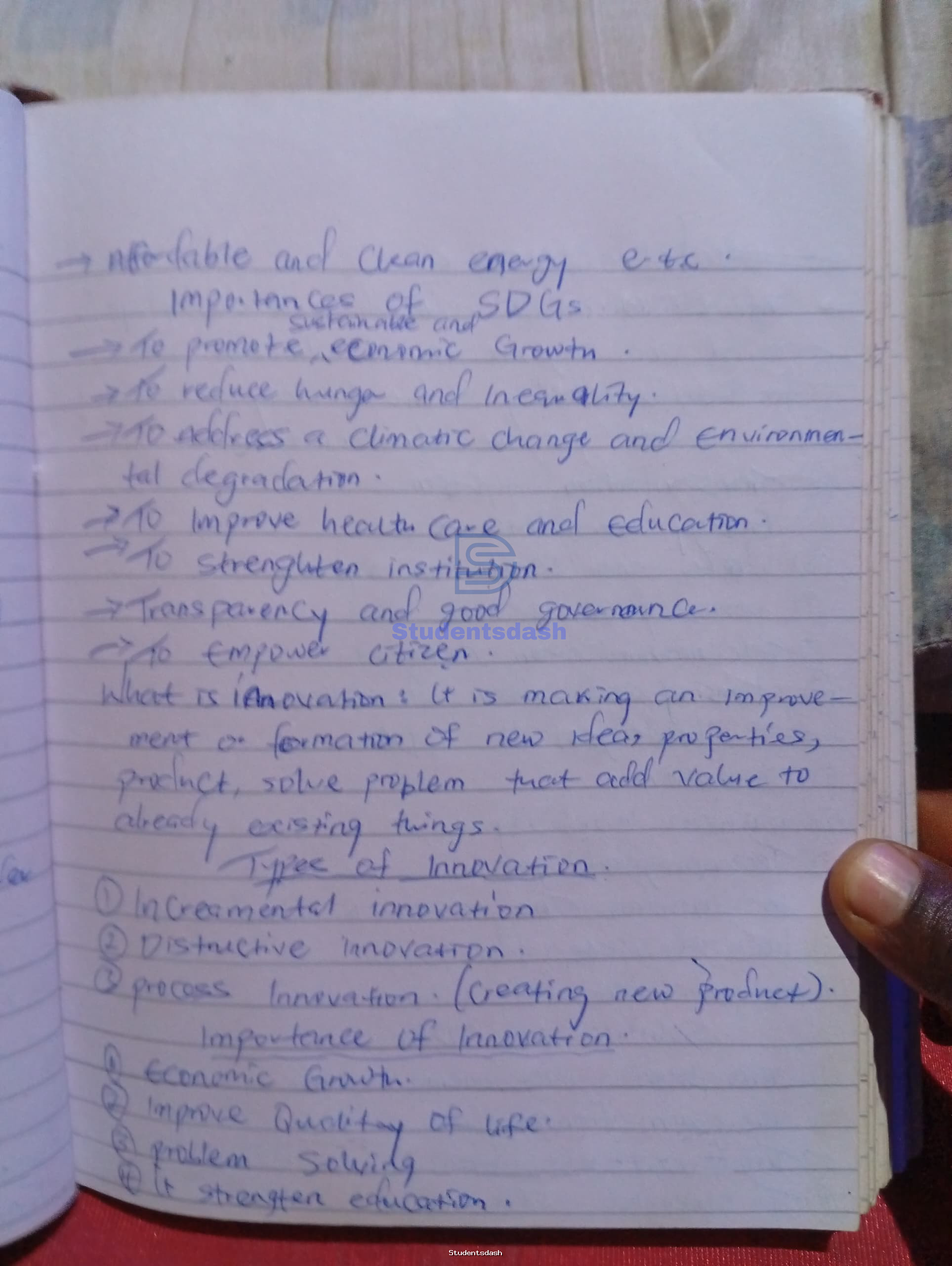 Material Page