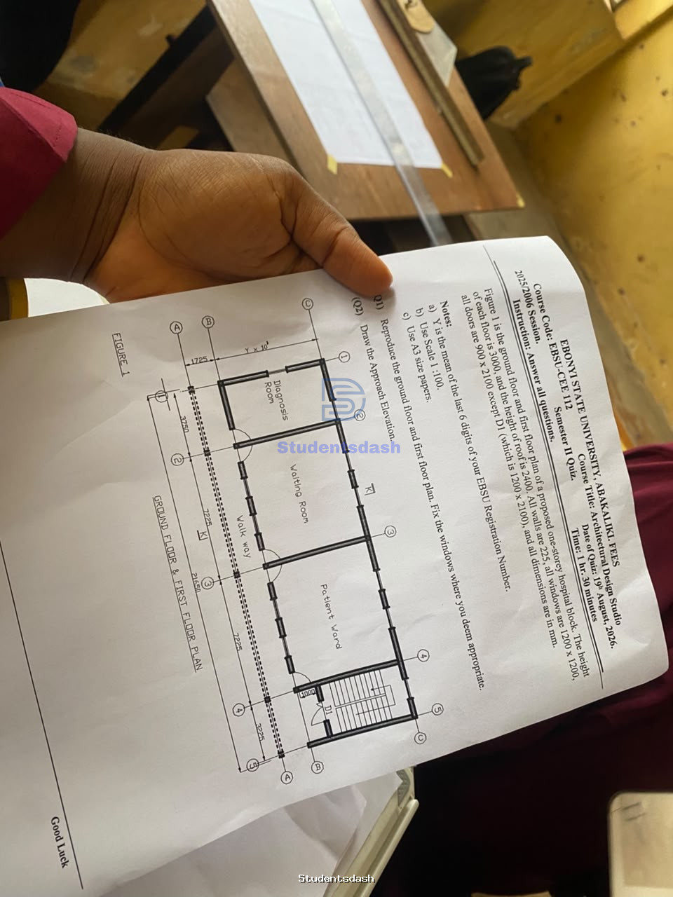 CEE 102 Past Questions and Answers