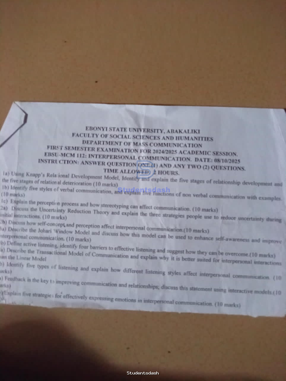 Material Page