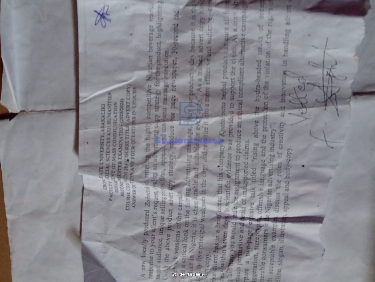 Material Page