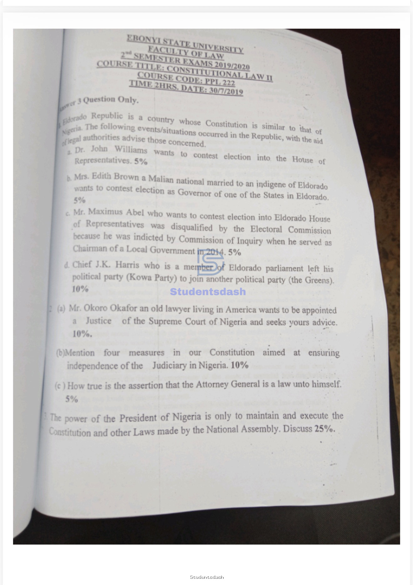 Material Page
