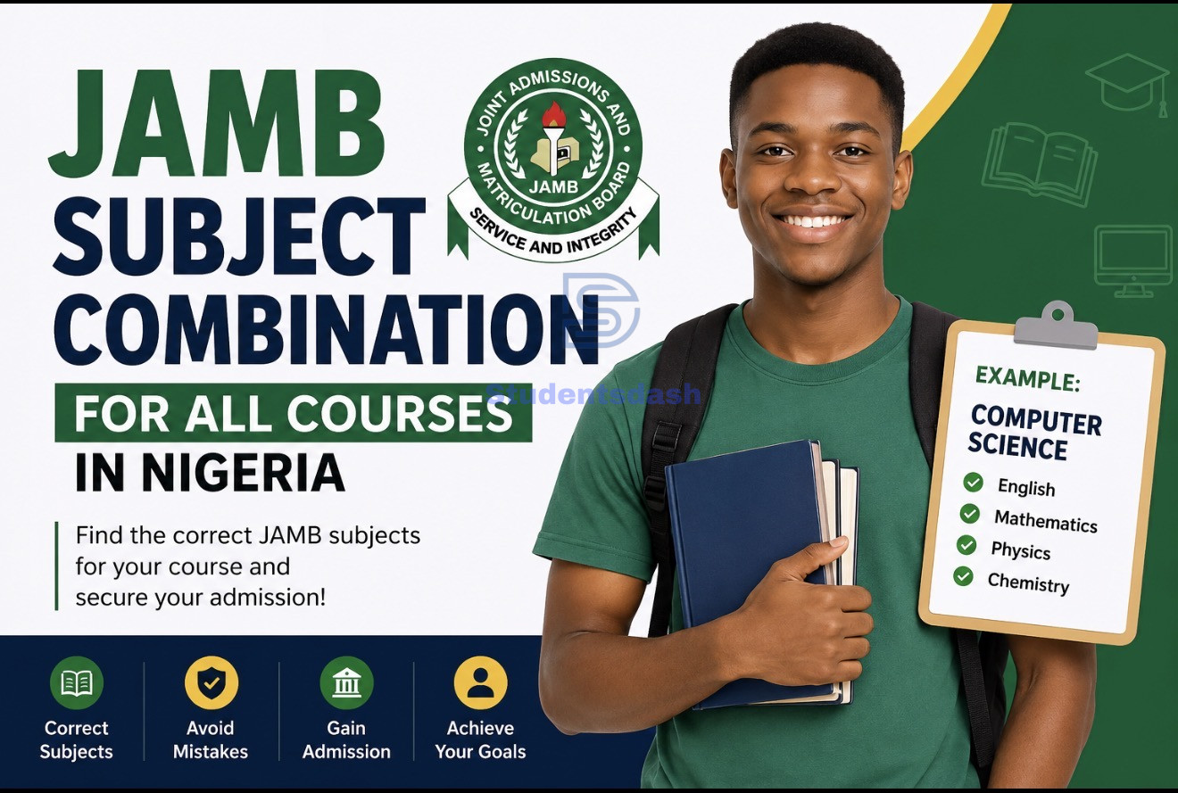 JAMB Subject Combination for All Courses in Nigeria (2026 Guide)