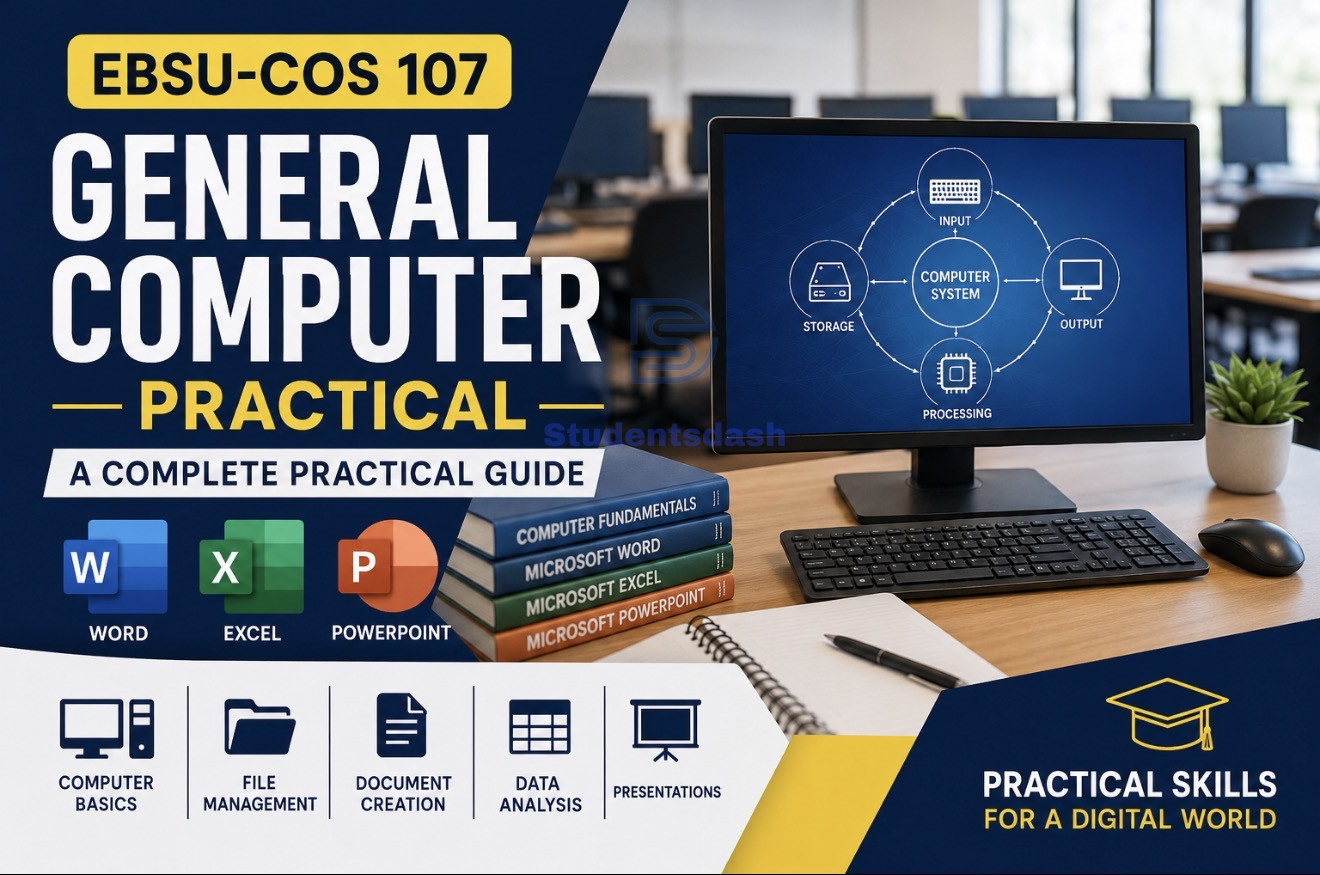 EBSU COS 107: General Computer Practical – Complete Guide for Students