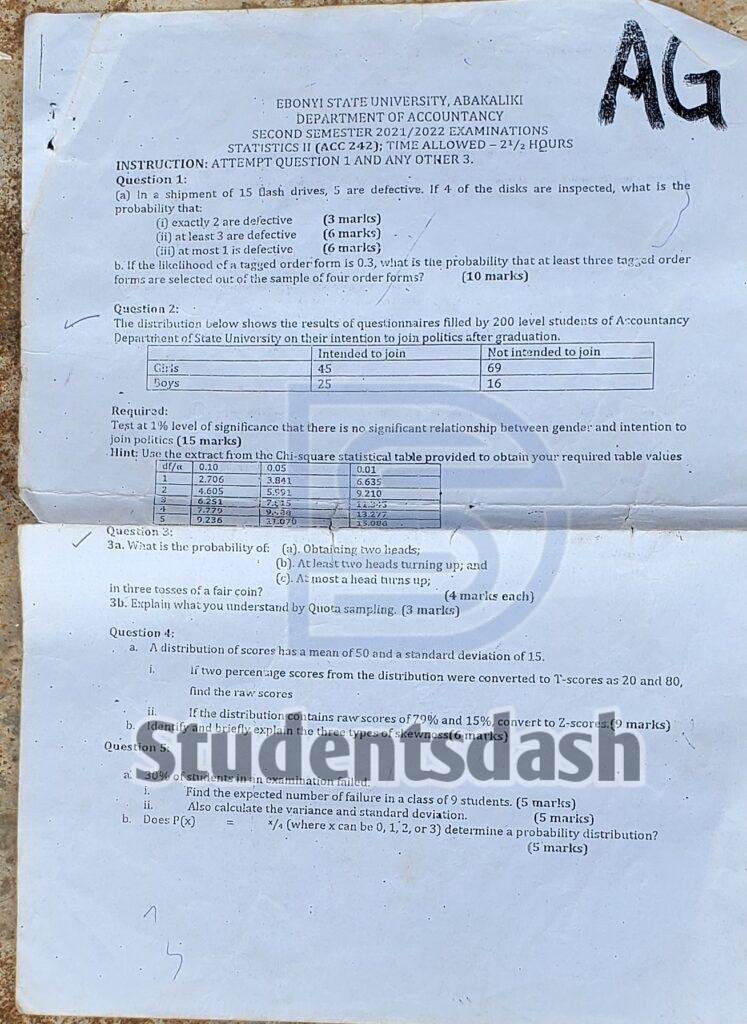 ACC 242 Past Questions and Answers
