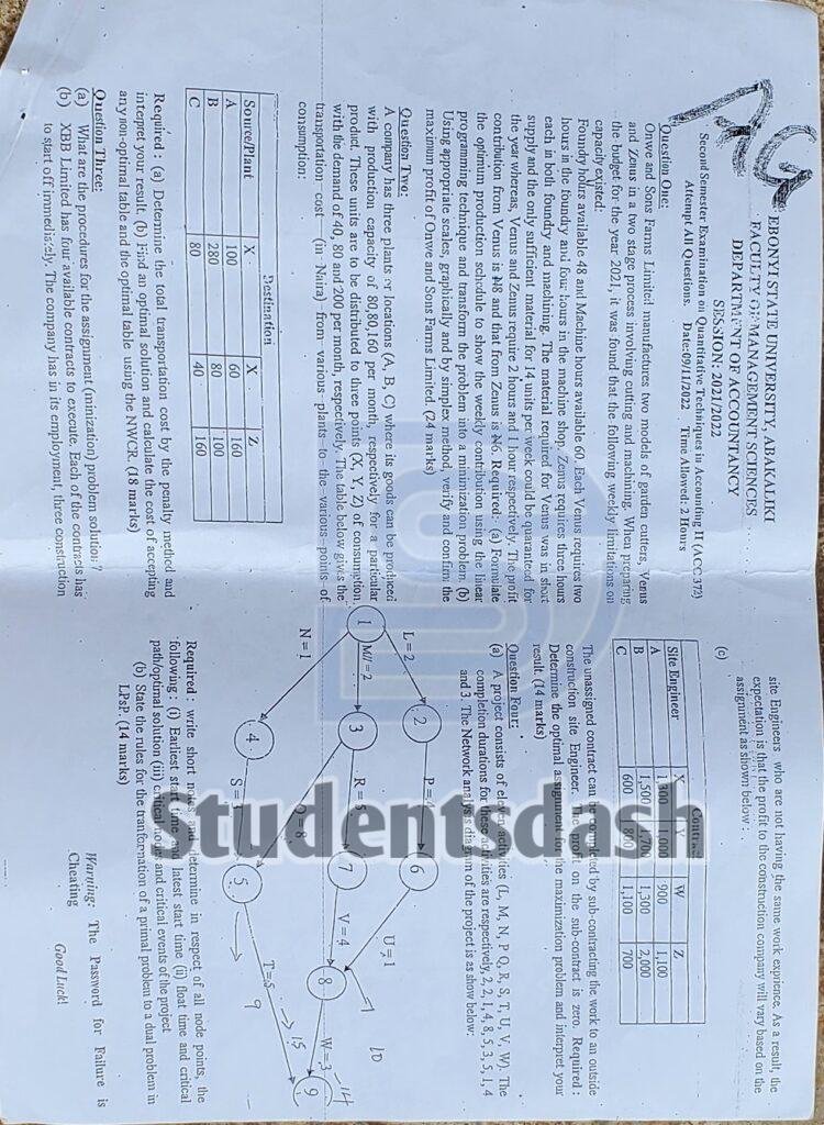 ACC 372 Past Questions and Answers