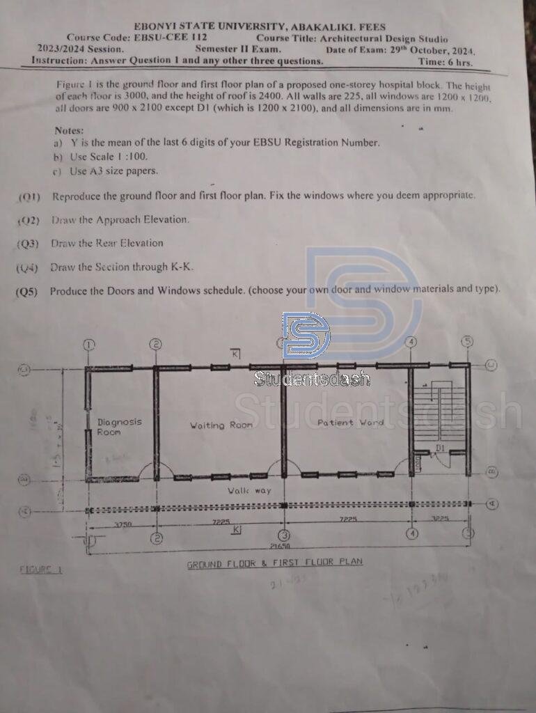 CEE 112 Past Questions and Answers