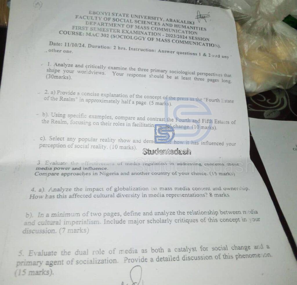 MAC 302 Past Questions and Answers 2024
