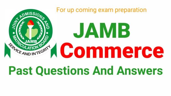 Commerce JAMB Past Questions and Answers
